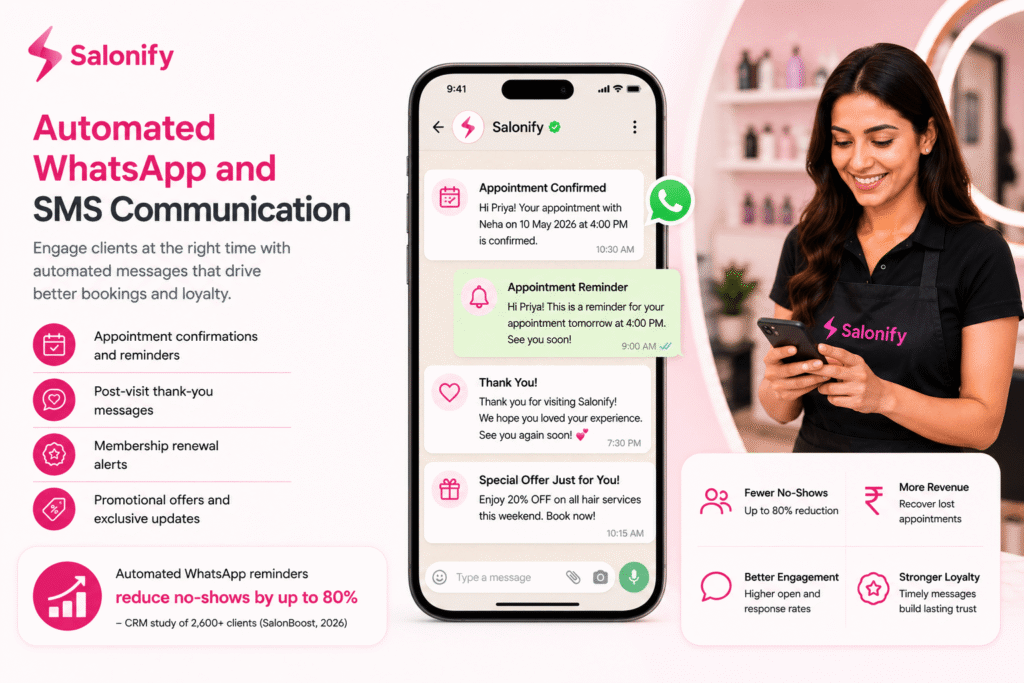 Automated WhatsApp and SMS Communication
