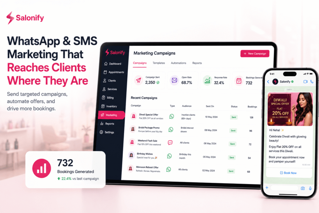 Salonify Marketing Dashboard